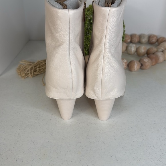 Jessica Simpson Womens Coulton Fold-Over Ankle Boots Sz 11 Color Chalk - Picture 5 of 11